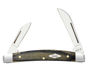 W.R. Case XX Knives Small Congress Green & Black Micarta 23477 Stainless Pocket Knife