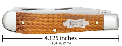 Case XX™ Knives Natural Canvas Micarta Trapper Stainless 23690 Pocket Knife