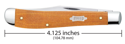 Case XX™ Knives Natural Canvas Micarta Slimline Trapper Stainless 23691