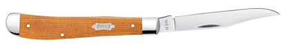 Case XX™ Knives Natural Canvas Micarta Slimline Trapper Stainless 23691