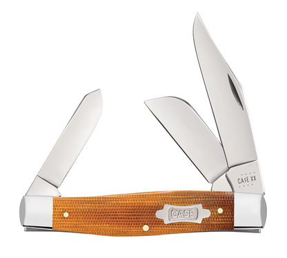 Case XX™ Knives Natural Canvas Micarta Large Stockman Stainless 23693 Pocket Knife