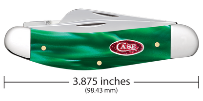 W.R. Case XX Knives Sowbelly Stockman Green Pearl 24411 Stainless Pocket Knife