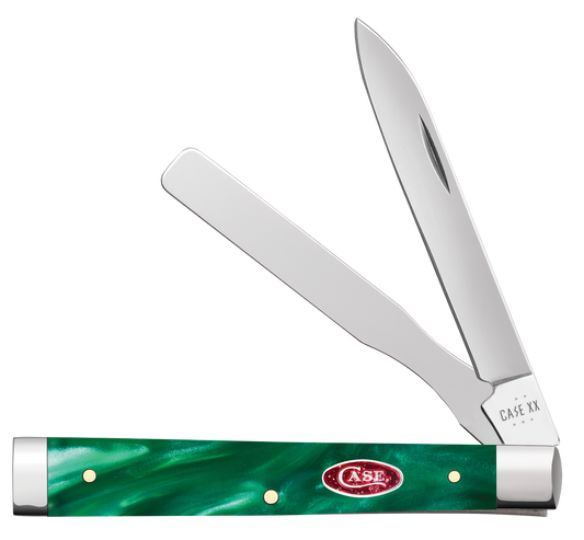 W.R. Case XX Knives Baby Doc Green Pearl Kirinite 24414 Stainless Pocket Knife