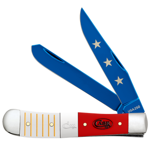 W.R. Case XX Knives Trapper and Lighter Gift Set America 250 25000 Stainless 1/500 Pocket Knife Set