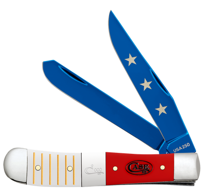 W.R. Case XX Knives Trapper and Lighter Gift Set America 250 25000 Stainless 1/500 Pocket Knife Set