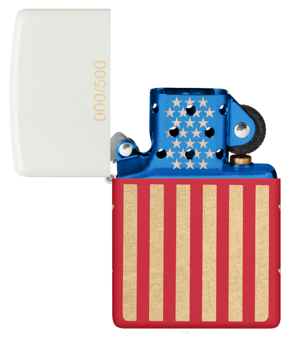 W.R. Case XX Knives Trapper and Lighter Gift Set America 250 25000 Stainless 1/500 Pocket Knife Set