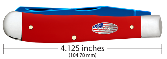 W.R. Case XX Knives Trapper America 250 Ann. Red 25002 Stainless 1/1776 Pocket Knife