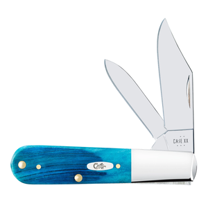 W.R. Case XX Knives Barlow Sawcut Caribbean Blue Bone 25581 Stainless Pocket Knife