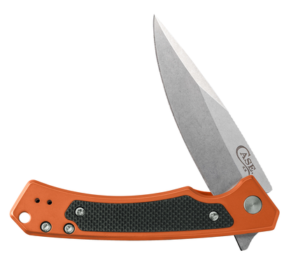 W.R. Case XX Knives Marilla Frame Lock 25886 Orange Aluminum S35VN Pocket Knife