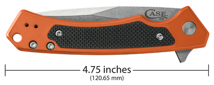 Case XX™ Knives Marilla Frame Lock 25886 Orange Aluminum S35VN Pocket Knife