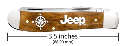 W.R. Case XX Knives Jeep Mini Trapper 27012 Antique Bone Stainless Steel Pocket Knife