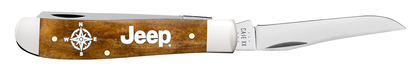 W.R. Case XX Knives Jeep Mini Trapper 27012 Antique Bone Stainless Steel Pocket Knife