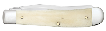W.R. Case XX Knives Jeep Trapper 27013 Natural Bone Stainless Steel Pocket Knife