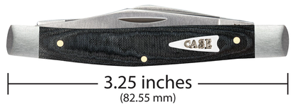 Case XX™ Knives Medium Stockman Black Micarta 27818 Stainless Pocket Knife