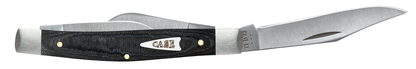 W.R. Case XX Knives Medium Stockman Black Micarta 27818 Stainless Pocket Knife