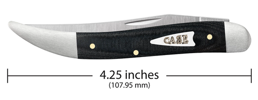 Case XX™ Knives Medium Toothpick Black Micarta 27819 Stainless Pocket Knife