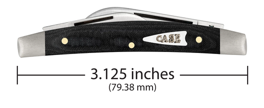 Case XX™ Knives Small Congress Black Micarta 27821 Stainless Pocket Knife