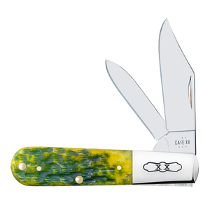 W.R. Case XX Knives Barlow Jigged Green Apple Bone 27865 Stainless Pocket Knife