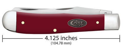 Case XX™ Knives Trapper Smooth Mulberry Pewter 30460 Stainless Steel Pocket Knife