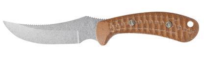 W.R. Case XX Knives Ridgeback Fixed Blade Hunter Natural Canvas 30592 Stainless
