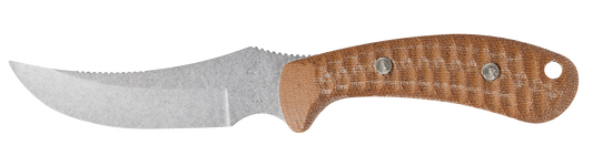 W.R. Case XX Knives Ridgeback Fixed Blade Hunter Natural Canvas 30592 Stainless