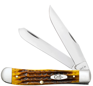 W.R. Case XX Knives Trapper Heritage Honeycomb Bone 32270 Stainless Pocket Knife
