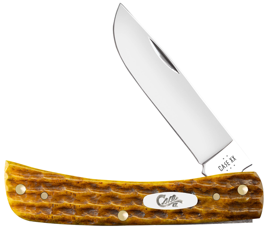 W.R. Case XX Knives Sod Buster Jr Heritage Honeycomb Bone 32273 Stainless Pocket Knife