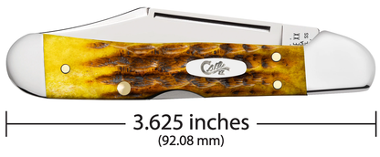 W.R. Case XX Knives Mini Copperlock Heritage Honeycomb Bone 32274 Stainless Pocket Knife