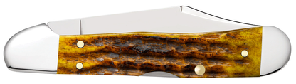 W.R. Case XX Knives Mini Copperlock Heritage Honeycomb Bone 32274 Stainless Pocket Knife