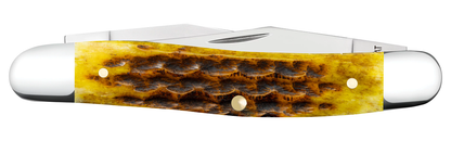 W.R. Case XX Knives Muskrat Heritage Honeycomb Bone 32275 Stainless Pocket Knife