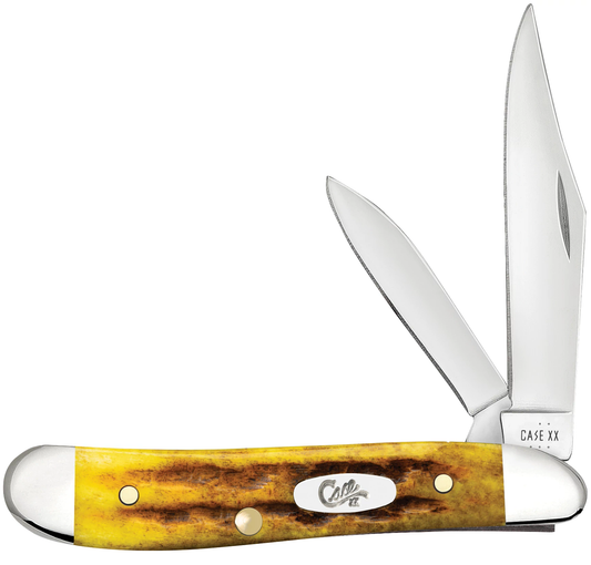 W.R. Case XX Knives Peanut Heritage Honeycomb Bone 32276 Stainless Pocket Knife