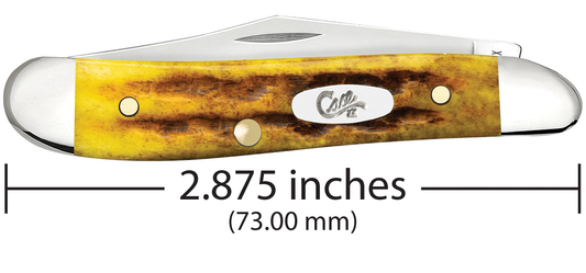 W.R. Case XX Knives Peanut Heritage Honeycomb Bone 32276 Stainless Pocket Knife