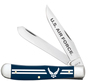 W.R. Case XX Knives Trapper U.S. Air Force Blue Synthetic 32413 Pocket Knife