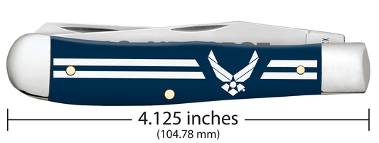 W.R. Case XX Knives Trapper U.S. Air Force Blue Synthetic 32413 Pocket Knife