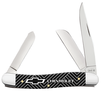 W.R. Case XX Knives Stockman Chevrolet Black Synthetic 33720 Stainless Pocket Knife