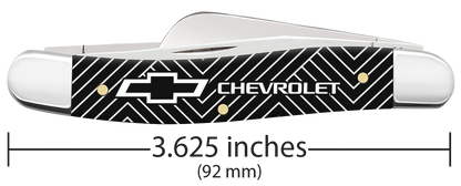 W.R. Case XX Knives Stockman Chevrolet Black Synthetic 33720 Stainless Pocket Knife