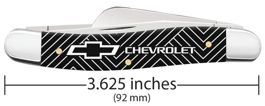 W.R. Case XX Knives Stockman Chevrolet Black Synthetic 33720 Stainless Pocket Knife