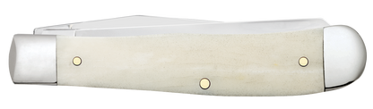 W.R. Case XX Knives Trapper Chevrolet Natural Bone 33721 Stainless Pocket Knife