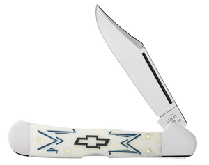 W.R. Case XX Knives Copperlock Chevrolet Natural Bone 33722 Stainless Pocket Knife