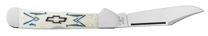 W.R. Case XX Knives Copperlock Chevrolet Natural Bone 33722 Stainless Pocket Knife