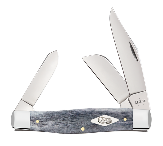 W.R. Case XX Knives Large Stockman 34203 Gray Bone Stainless Steel Pocket Knife
