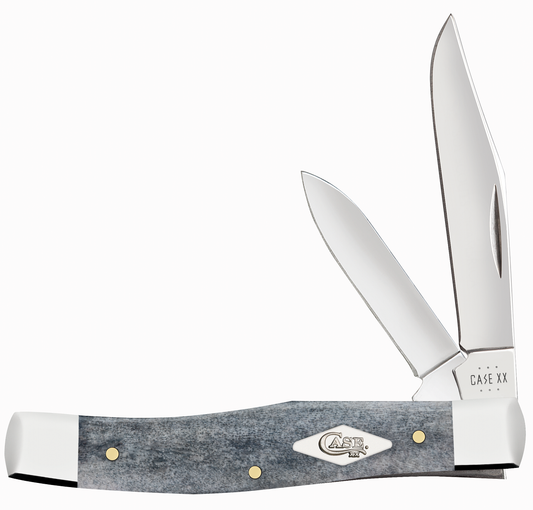 W.R. Case XX Knives Medium Jack 34206 Gray Bone Stainless Steel Pocket Knife