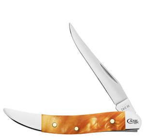 W.R. Case XX Knives Small Texas Toothpick 35304 Copper Kirinite Stainless Steel Pocket Knife