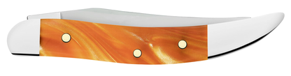 W.R. Case XX Knives Small Texas Toothpick 35304 Copper Kirinite Stainless Steel Pocket Knife