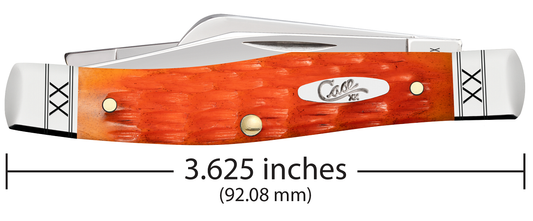 W.R. Case XX Knives Medium Stockman Jigged Cayenne Bone 35819 Stainless Pocket Knife