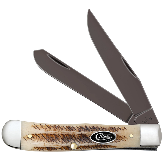 Case XX™ Knives Trapper Vintage Bone PVD Stainless Steel 36740 Pocket Knife