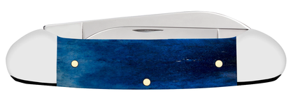 W.R. Case XX Knives Dodge RAM Canoe 37481 Navy Blue Bone Tru-Sharp Stainless Steel Pocket Knife