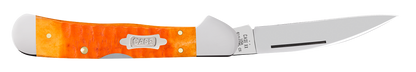 W.R. Case XX Knives Copperlock Gator Jig Persimmon Orange Bone 38072 Carbon Steel Pocket Knife
