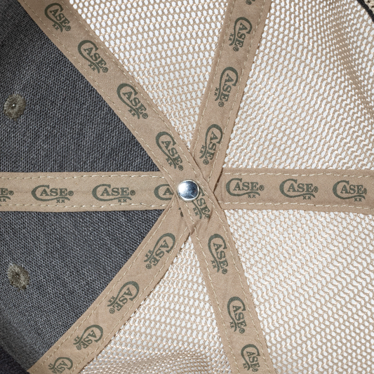 W.R. Case & Sons Cutlery Co.™ 41255 Knife Olive Green Polyester & Tan Nylon Mesh Ball Cap