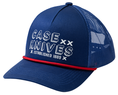 W.R. Case & Sons Cutlery Co.™ 41257 Knife Royal Blue Cotton & Nylon Mesh Rope Cap
